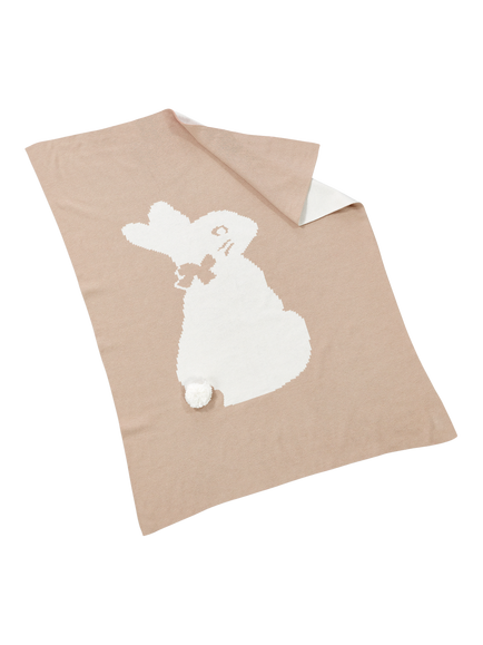 Peter Rabbit Flopsy Signature Blanket and Soft Toy, Pink - view 2, Pink