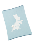 Peter Rabbit Signature Collection Soft Toy and Knitted Blanket, Blue