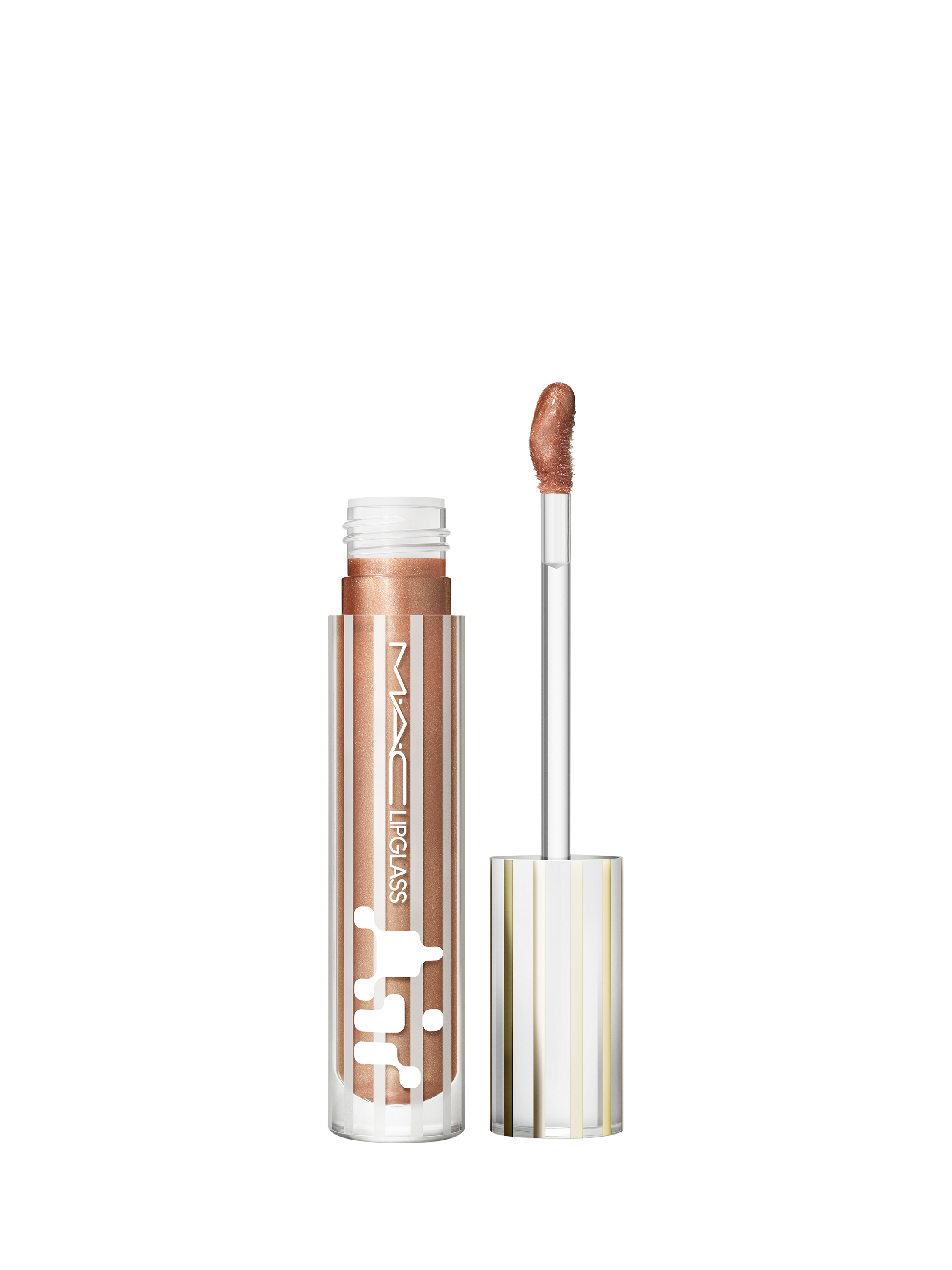Product image 1 of 3, which shows MAC Lipglass Air Non-Sticky Gloss, Accolade