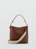 Mango Isolda Adjustable Handbag, Medium Brown