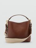 Mango Isolda Shoulder Bag, Medium Brown