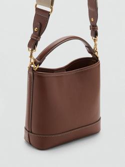 Mango Isolda Shoulder Bag - view 2, Medium Brown