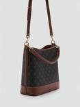 Mango Isoldo Shoulder Handbag, Brown/Multi