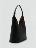 Mango Keops Hobo Bag, Black