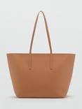 Mango Maribel Shoulder Bag, Medium Brown
