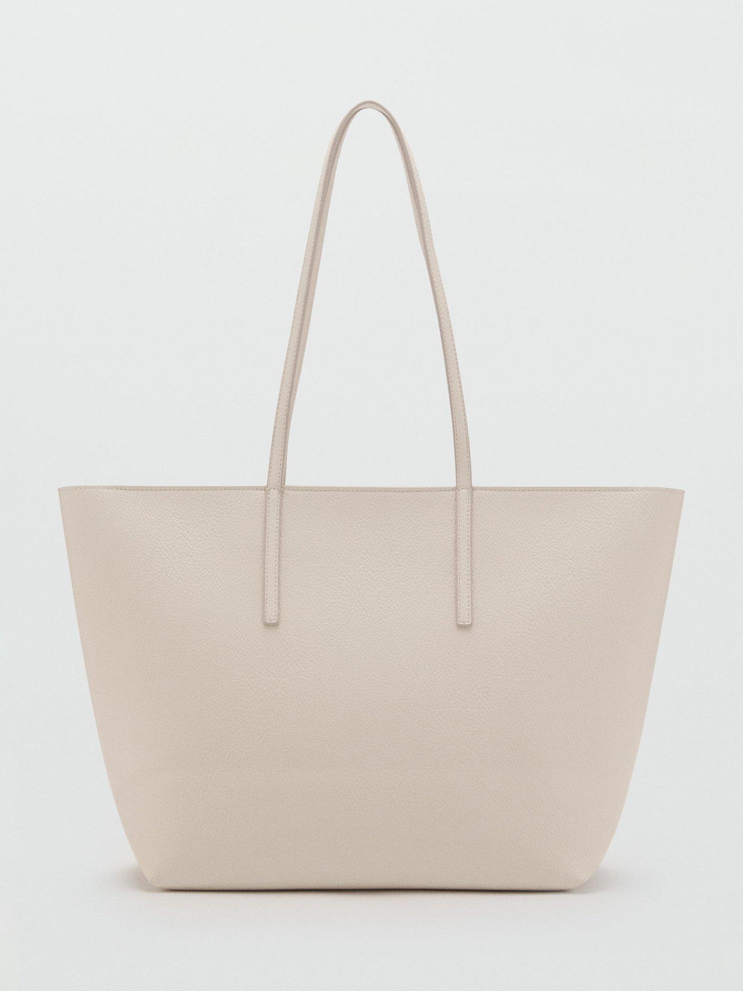 Product image 1 of 5, which shows Mango Maribel Shoulder Bag, Natural White