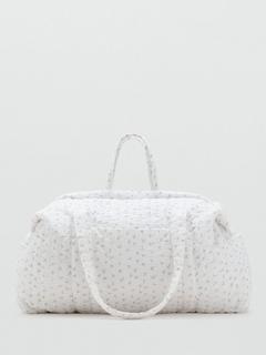 Mango Plata Maternity Duffle Bag, Natural White