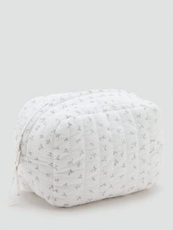 Mango Plata Cotton Floral Handbag - view 2, Natural White