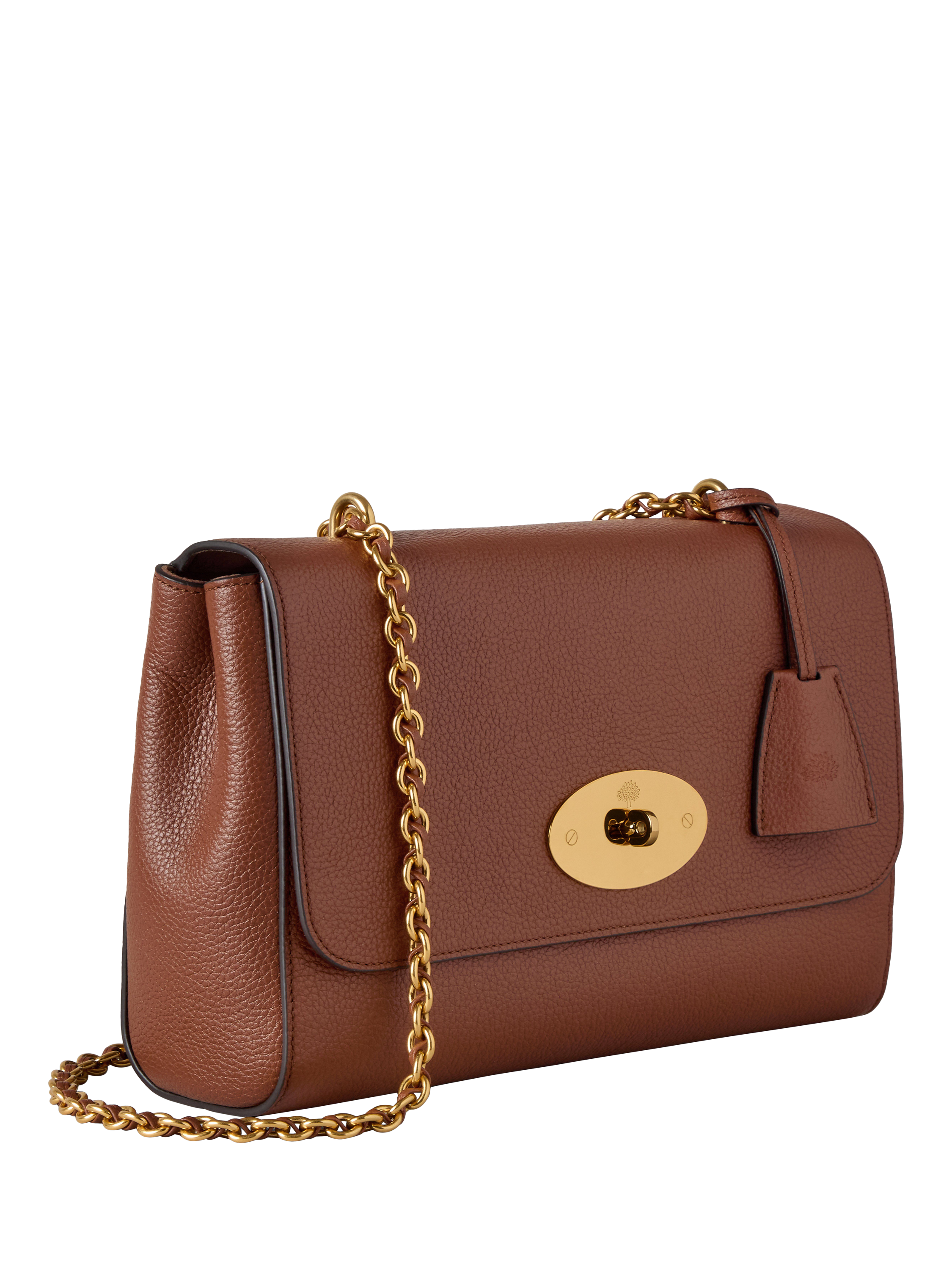 Product image 3 of 5, which shows Mulberry Medium Lily Classic Grain Leather Crossbody Bag, Oak