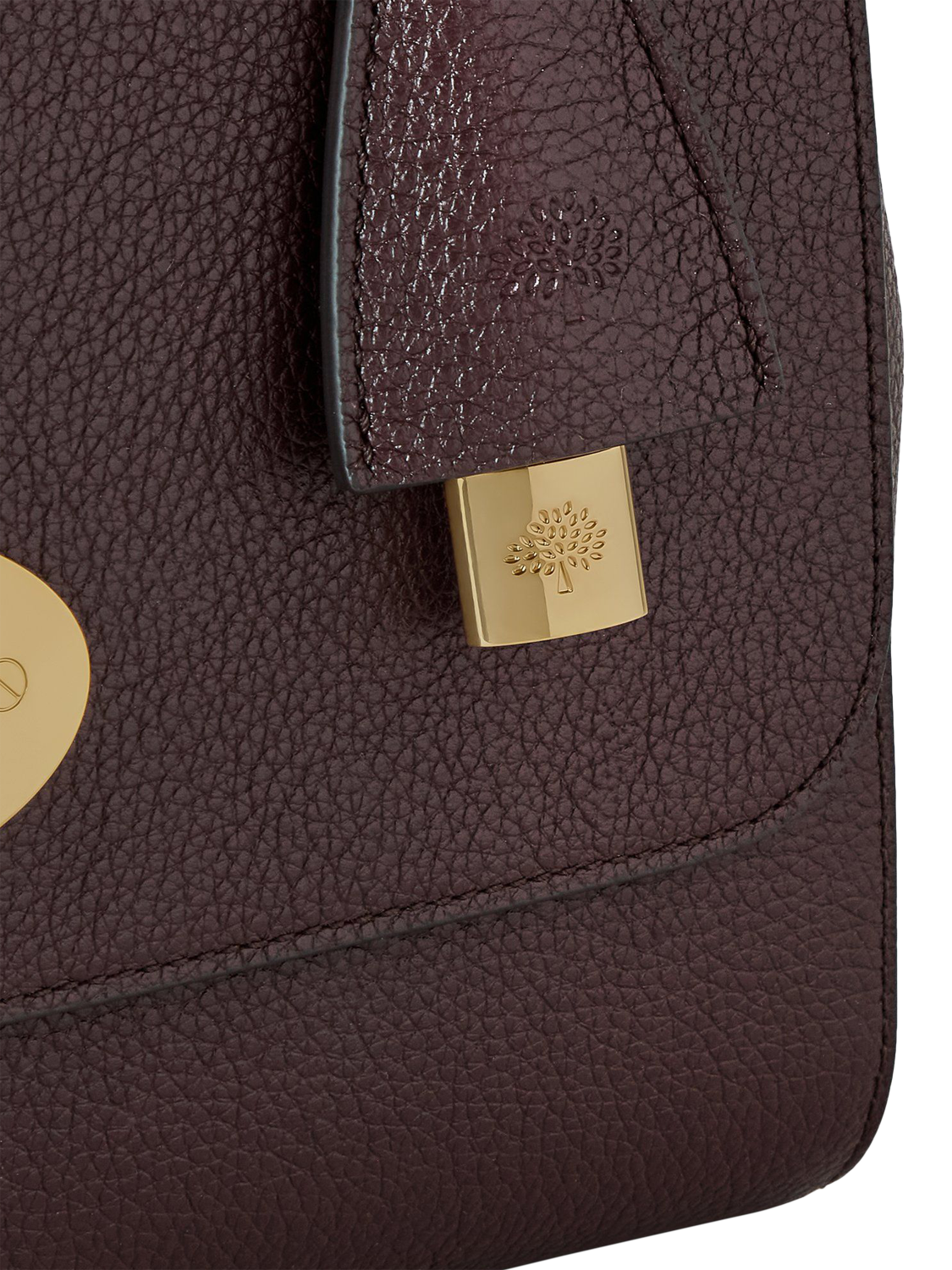 Product image 4 of 5, which shows Mulberry Medium Lily Classic Grain Leather Crossbody Bag, Oxblood