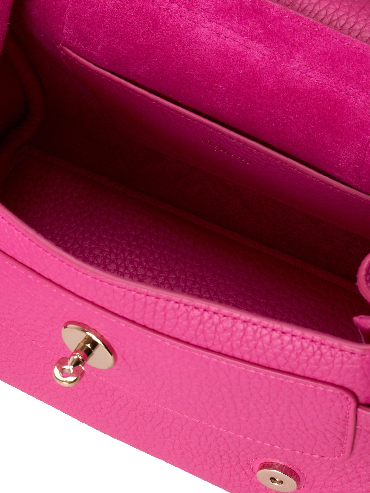 Product image 4 of 7, which shows Mulberry Mini Alexa Heavy Grain Leather Cross Body Bag, Mulberry Pink