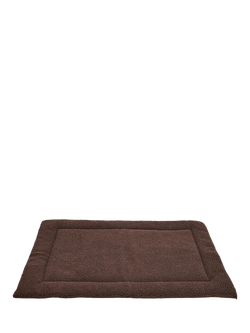 Barbour Tartan & Fleece Cage Dog Mat, Multi - view 2, Multi