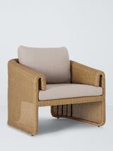 John Lewis Cove Woven Garden Armchair, Natural