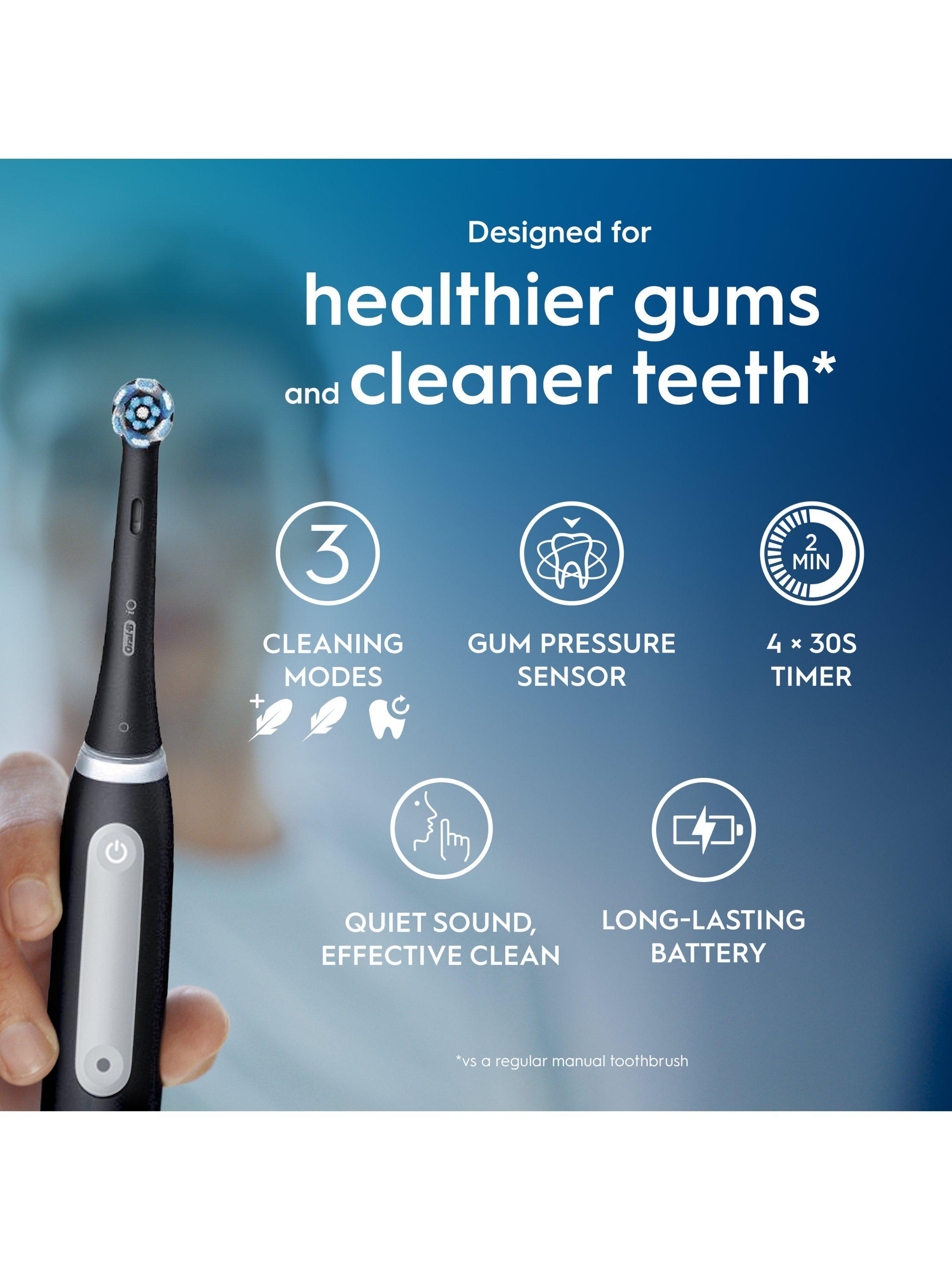 Product image 2 of 7, which shows Oral-B iO3 Electric Toothbrush, Matt Black