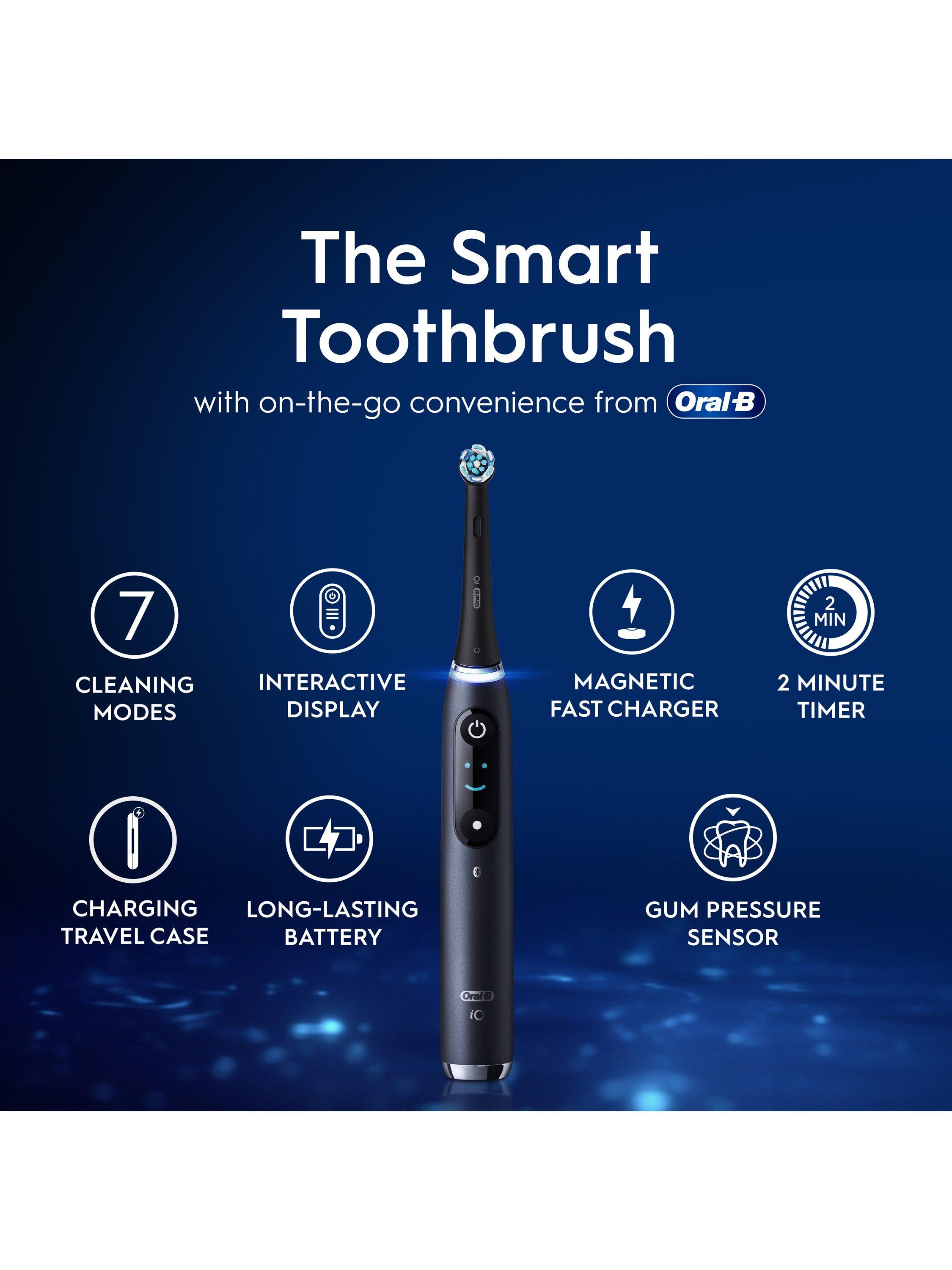 Product image 2 of 9, which shows Oral-B iO9 Electric Toothbrush, Black
