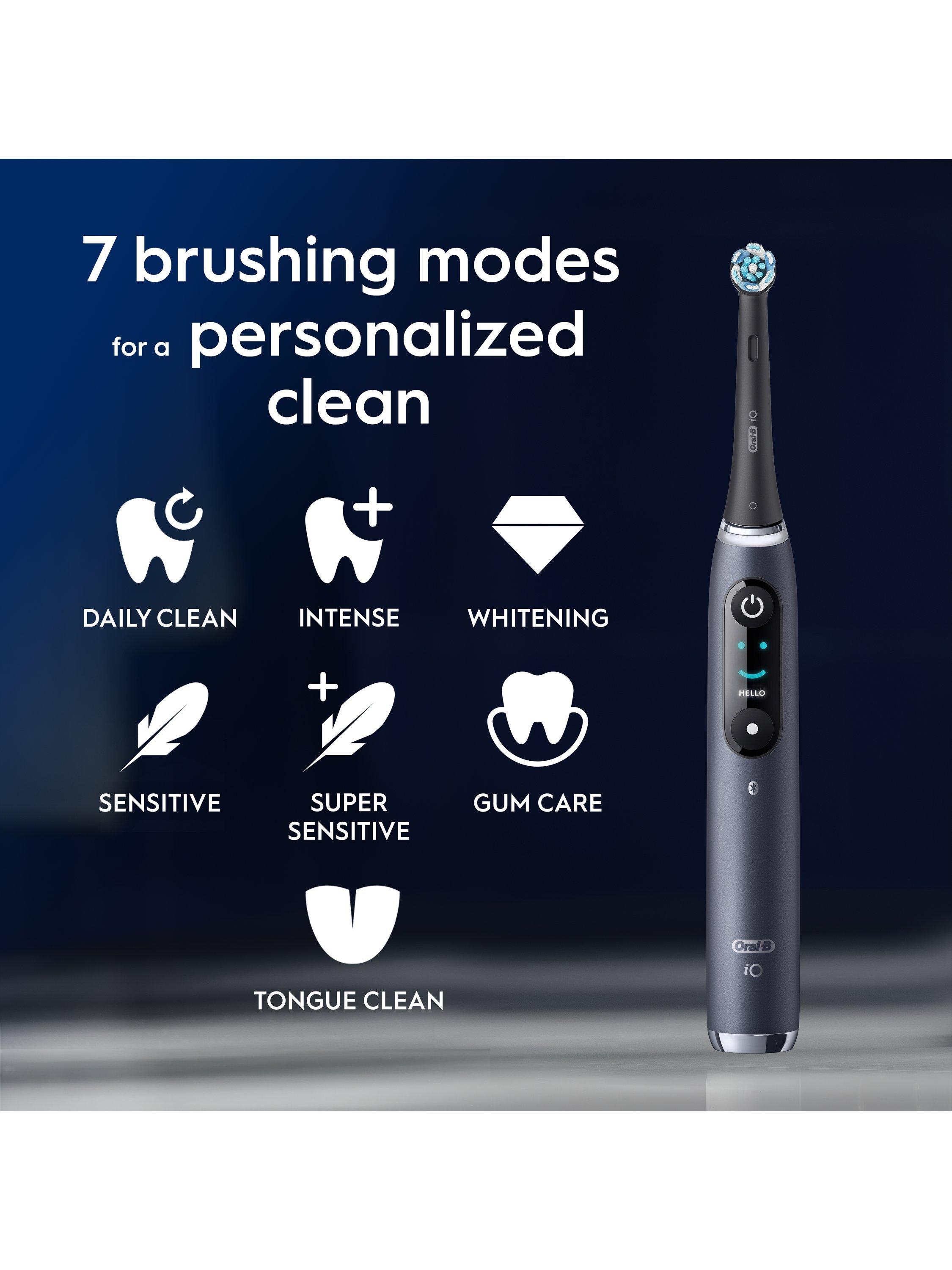 Product image 3 of 9, which shows Oral-B iO9 Electric Toothbrush, Black