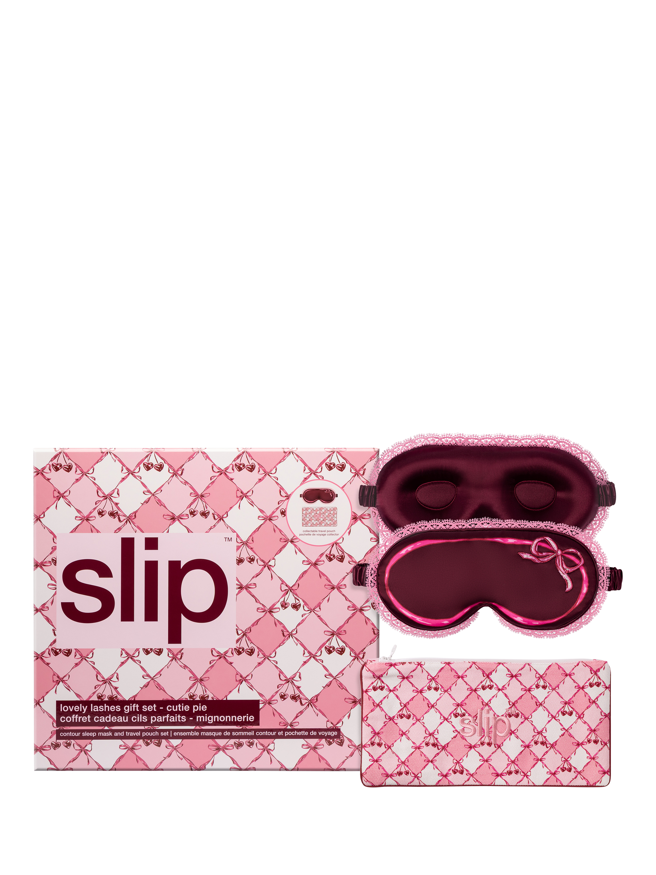 Slip® Lovely Lashes Limited Edition Cutie Pie Contour Sleep Mask