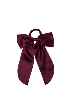 Slip® Pure Silk Hair Bow, Crimson - view 2, Crimson
