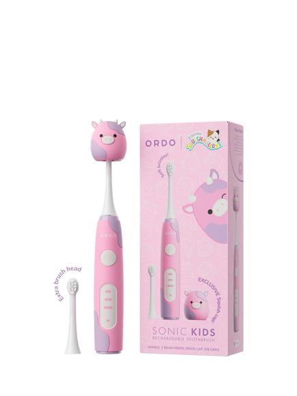 Ordo Squishmallows Patty Sonic Kids Toothbrush, Pink, Pink