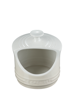 Le Creuset Stoneware Salt Pig, Meringue - view 2, Meringue