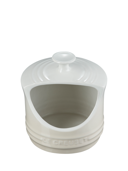 Le Creuset Stoneware Salt Pig, Meringue - view 2, Meringue