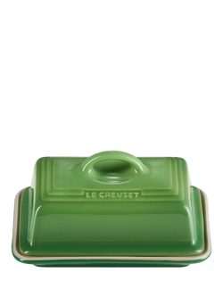 Le Creuset Stoneware Butter Dish - view 2, Bamboo