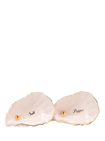 Yvonne Ellen Oyster Dolomite Salt & Pepper Pinch Pots, Set of 2, Pink, Multi