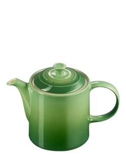 Le Creuset Stoneware Grand Teapot, 1.3L, Bamboo - view 2, Bamboo