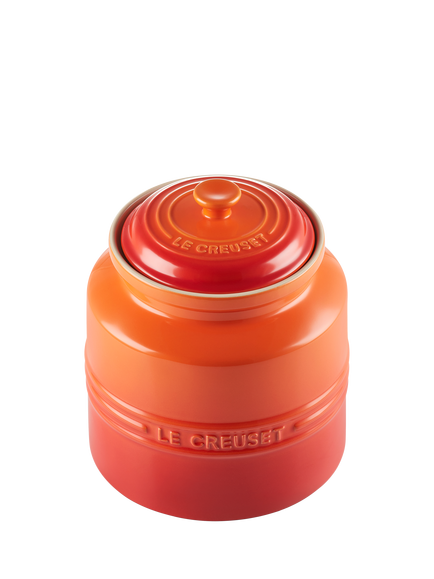Le Creuset Stoneware Biscuit/Cookie Jar, 2.4L - view 2, Volcanic