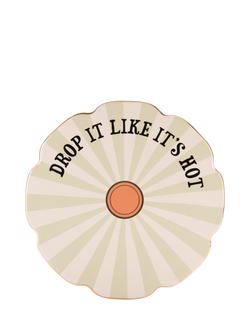 Yvonne Ellen Striped Stoneware Cork-Backed Trivet, Multi