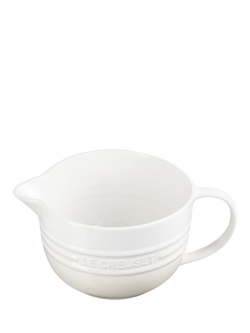 Le Creuset Stoneware Mixing Jug, 2L - view 2, Meringue