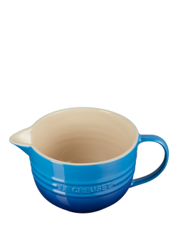 Le Creuset Stoneware Mixing Jug, 2L - view 2, Azure