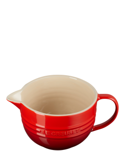 Le Creuset Stoneware Mixing Jug, 2L - view 2, Cerise