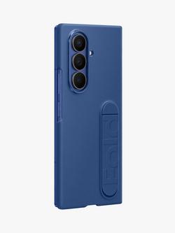 Samsung Silicone Grip Case with Stand for Galaxy Z Fold7, Blue