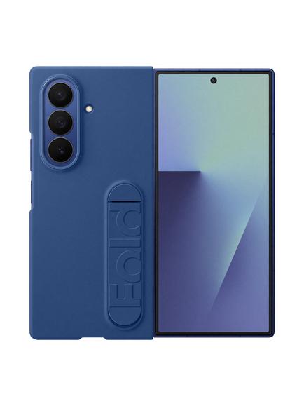 Samsung Silicone Grip Case with Stand for Galaxy Z Fold7 - view 2, Blue