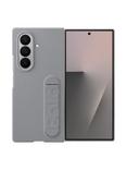 Samsung Silicone Grip Case with Stand for Galaxy Z Fold7, Grey