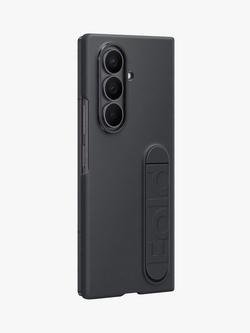 Samsung Silicone Grip Case with Stand for Galaxy Z Fold7, Black