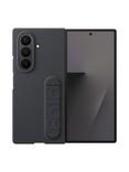 Samsung Silicone Grip Case with Stand for Galaxy Z Fold7, Black