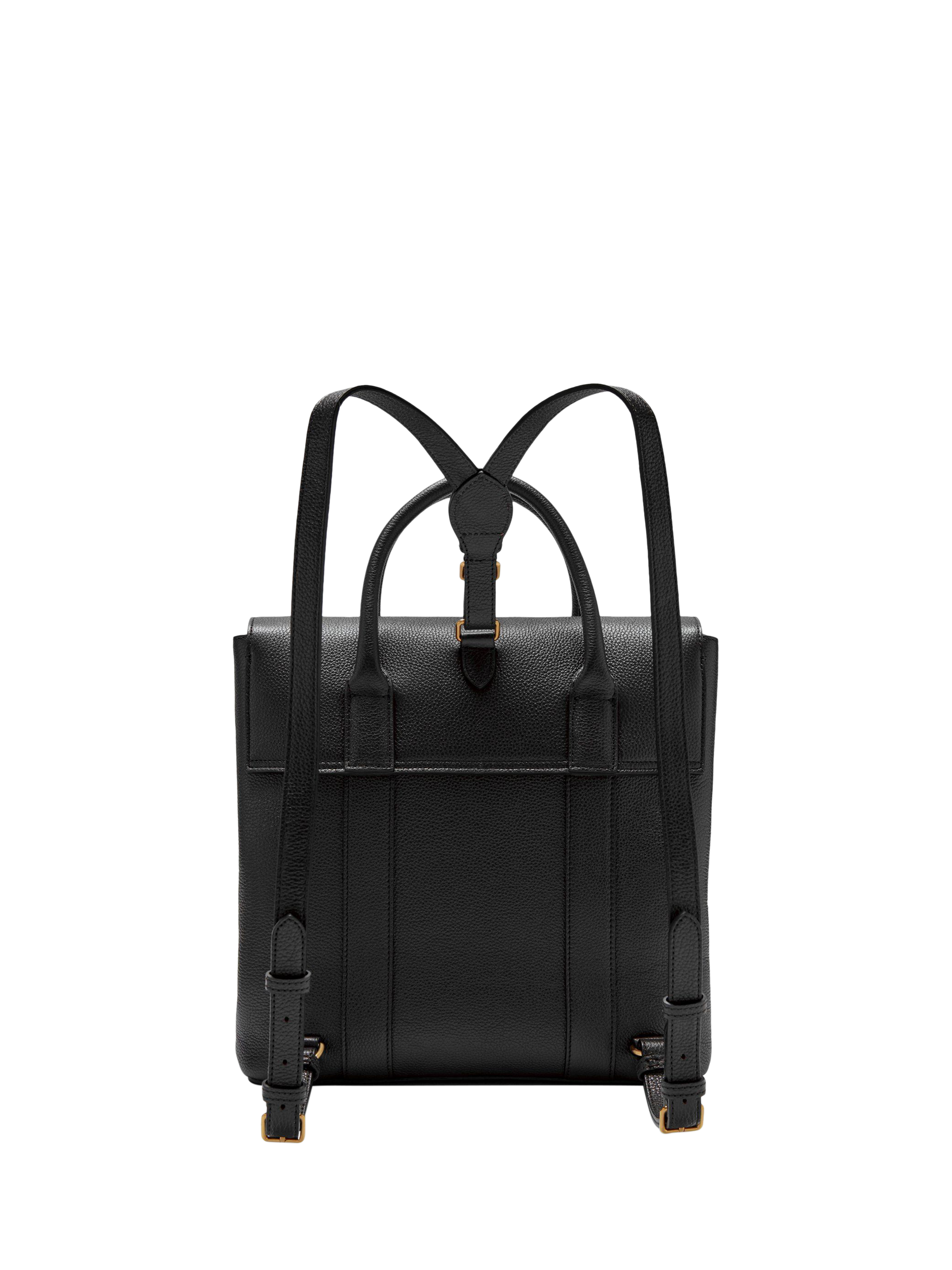Product image 2 of 4, which shows Mulberry Bayswater Leather Backpack, Black