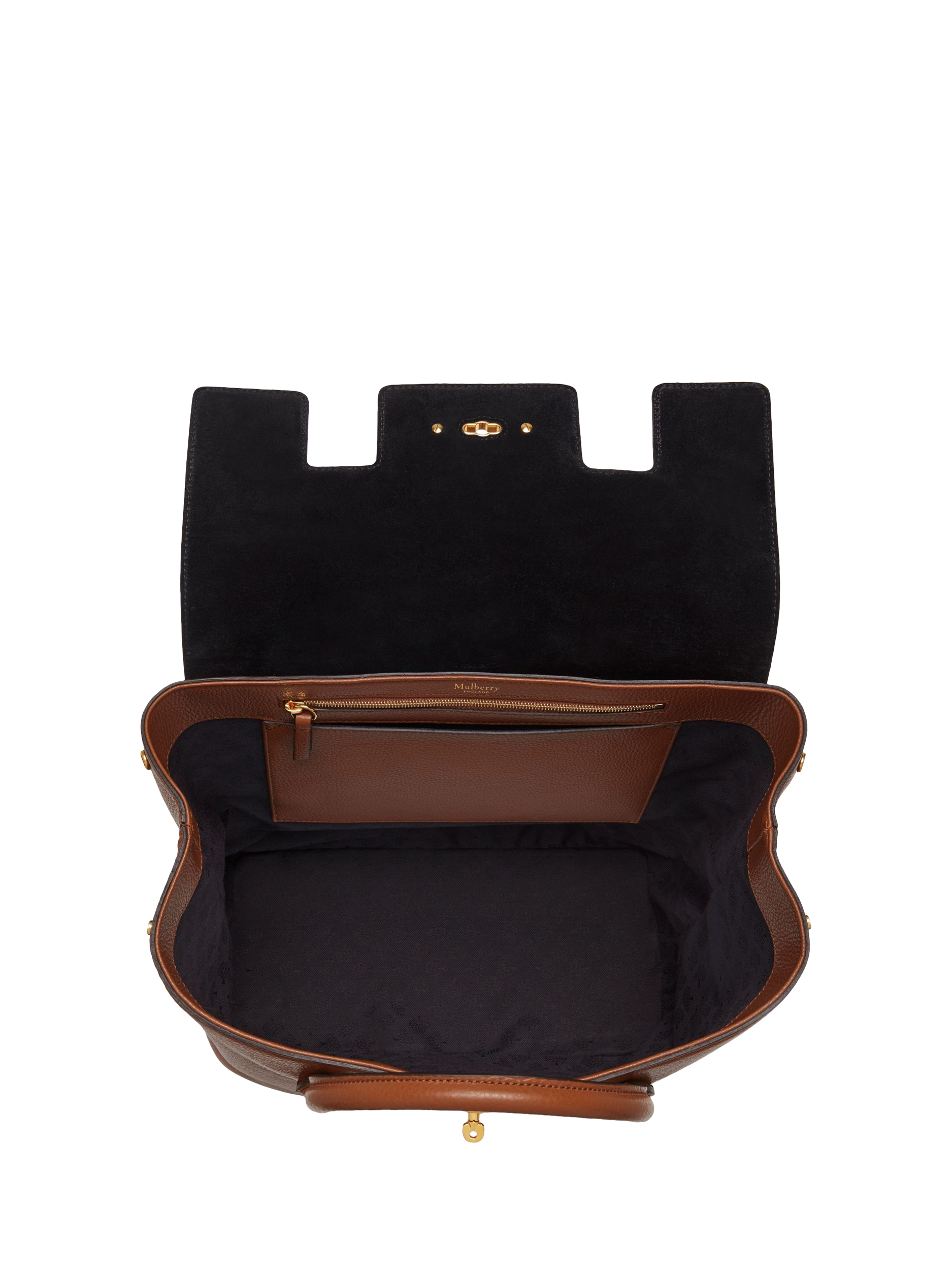 Product image 4 of 7, which shows Mulberry Bayswater Leather Backpack, Oak