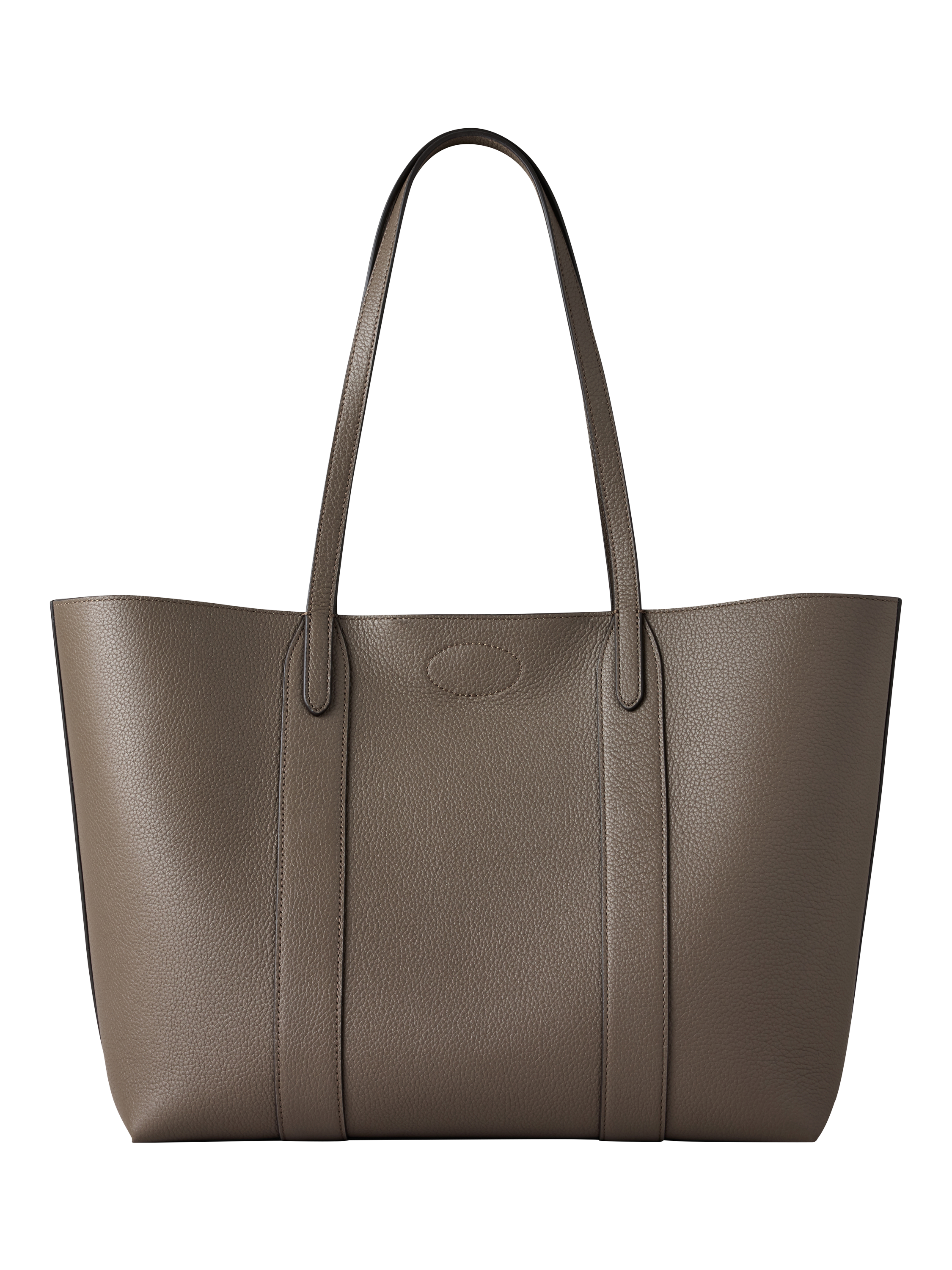 Product image 2 of 5, which shows Mulberry Bayswater Small Classic Grain Leather Tote Bag, Clay