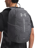 Under Armour Hustle Lite Backpack, Castlerock / Steel