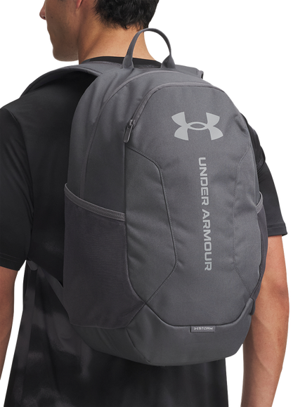 Under Armour Hustle Lite Backpack, Castlerock / Steel - view 2, Castlerock / Steel