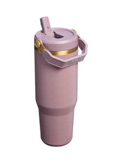 Stanley IceFlow Flip Straw Stainless Steel Leak-Proof Tumbler, 890ml - view 2, Cashmere