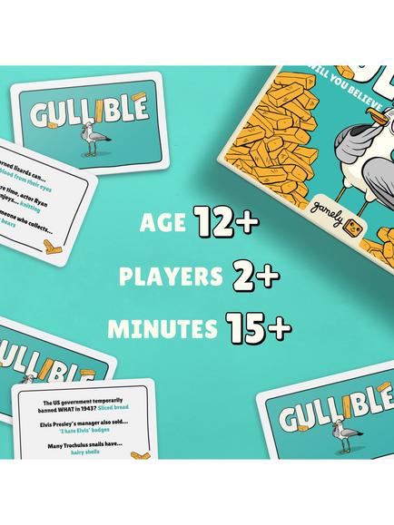 Gamely Gullible Party Game: Small Edition - view 2, Multi Multi
