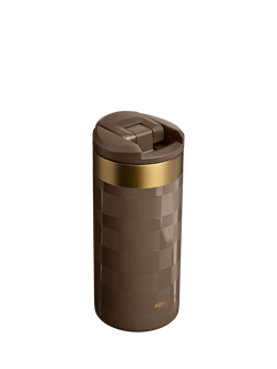 Stanley AeroLight Transit Insulated Leak-Proof Travel Mug, 350ml, Espresso Check - view 2, Espresso Check