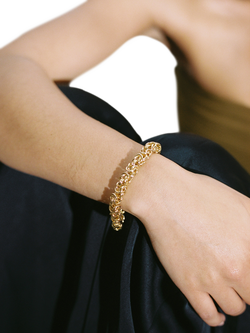 Shyla Cinque Layered Bracelet, Gold - view 2, Gold