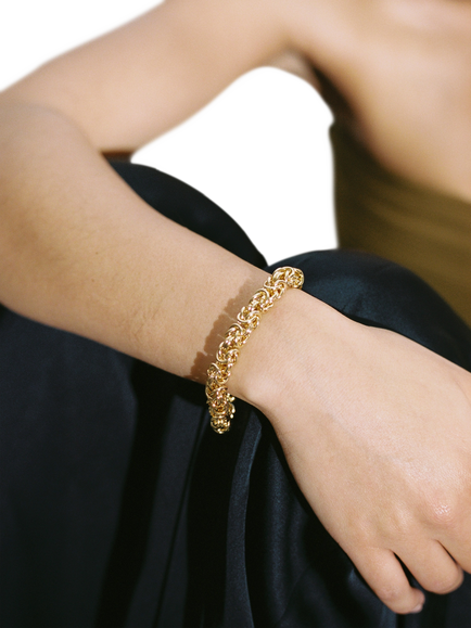 Shyla Cinque Layered Bracelet, Gold - view 2, Gold