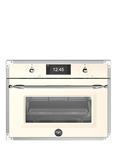 Bertazzoni Heritage Series FHER4077MTAX3 Built-in Combination Microwave, Ivory and Chrome