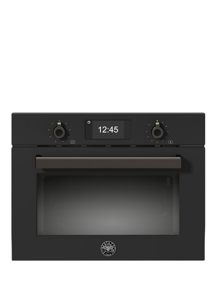 Bertazzoni FPRO4077MTN3 Built In Combi Microwave Oven, Carbonio, Carbonio